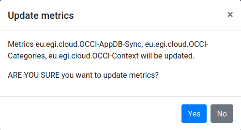 Tenant Package Modal