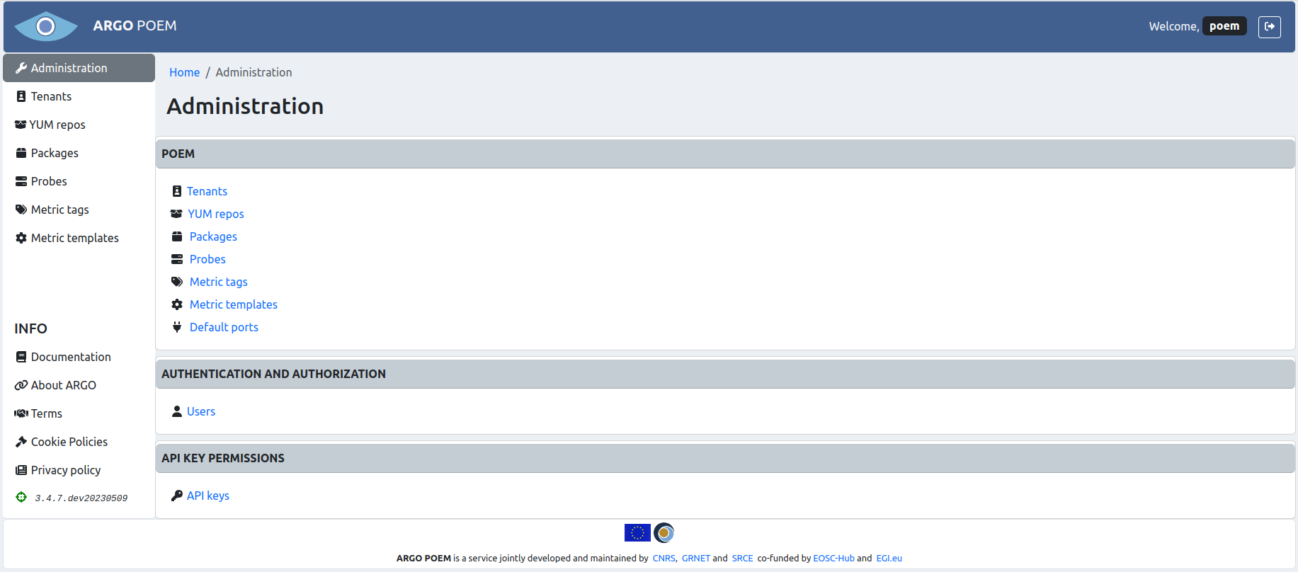 SuperAdmin administration