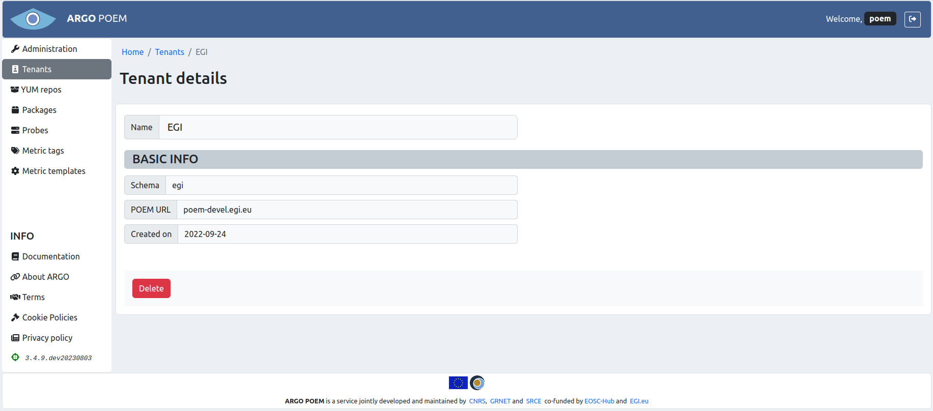 SuperAdmin Tenants Details