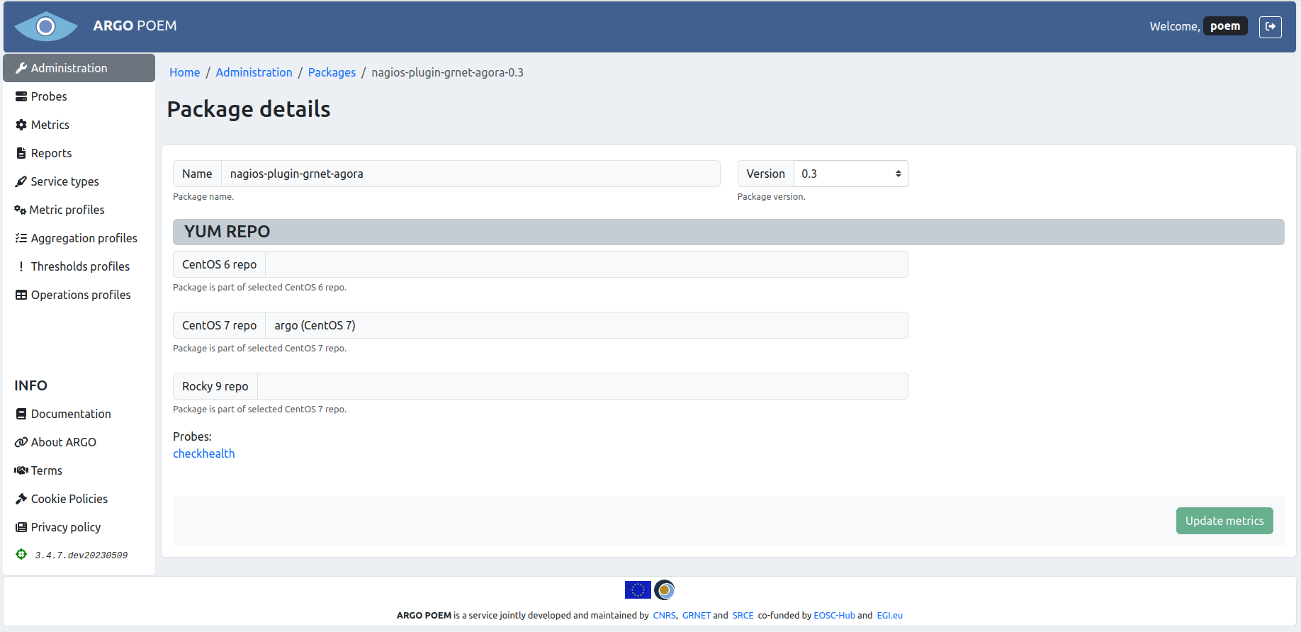 Tenant Package Details