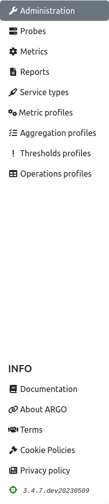 Tenant Admin Sidebar